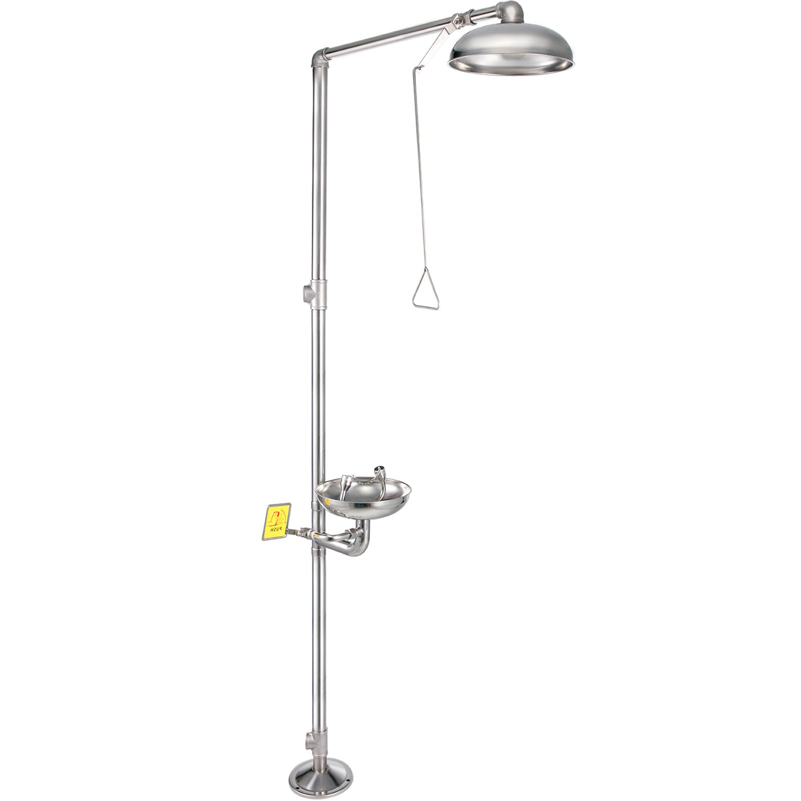 Emergency Eyewash Eye Wash Station Safety Combination Shower Stainless Steel