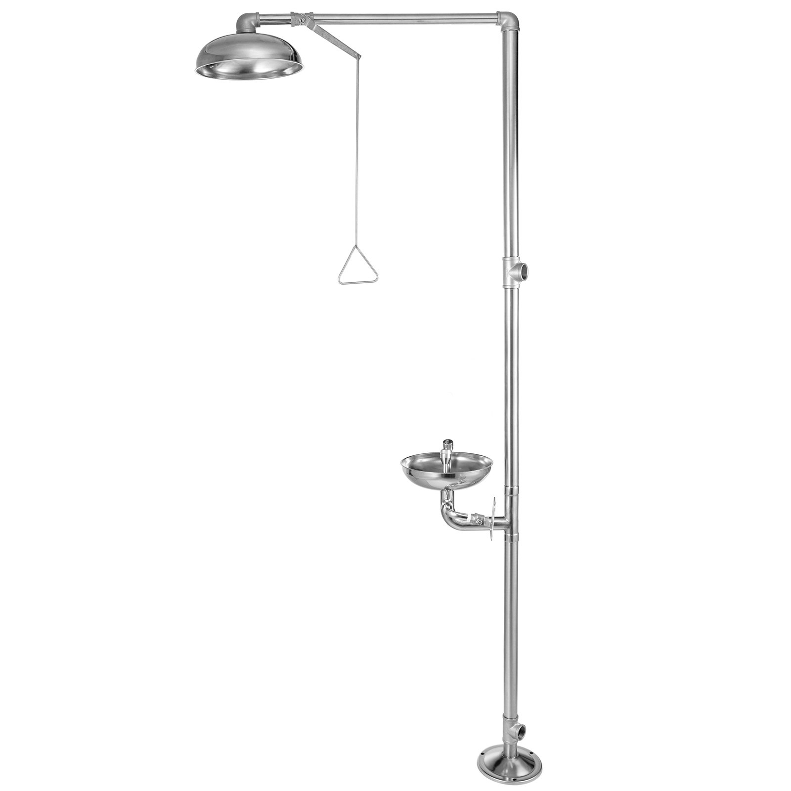 Emergency Eyewash Eye Wash Station Safety Combination Shower Stainless Steel