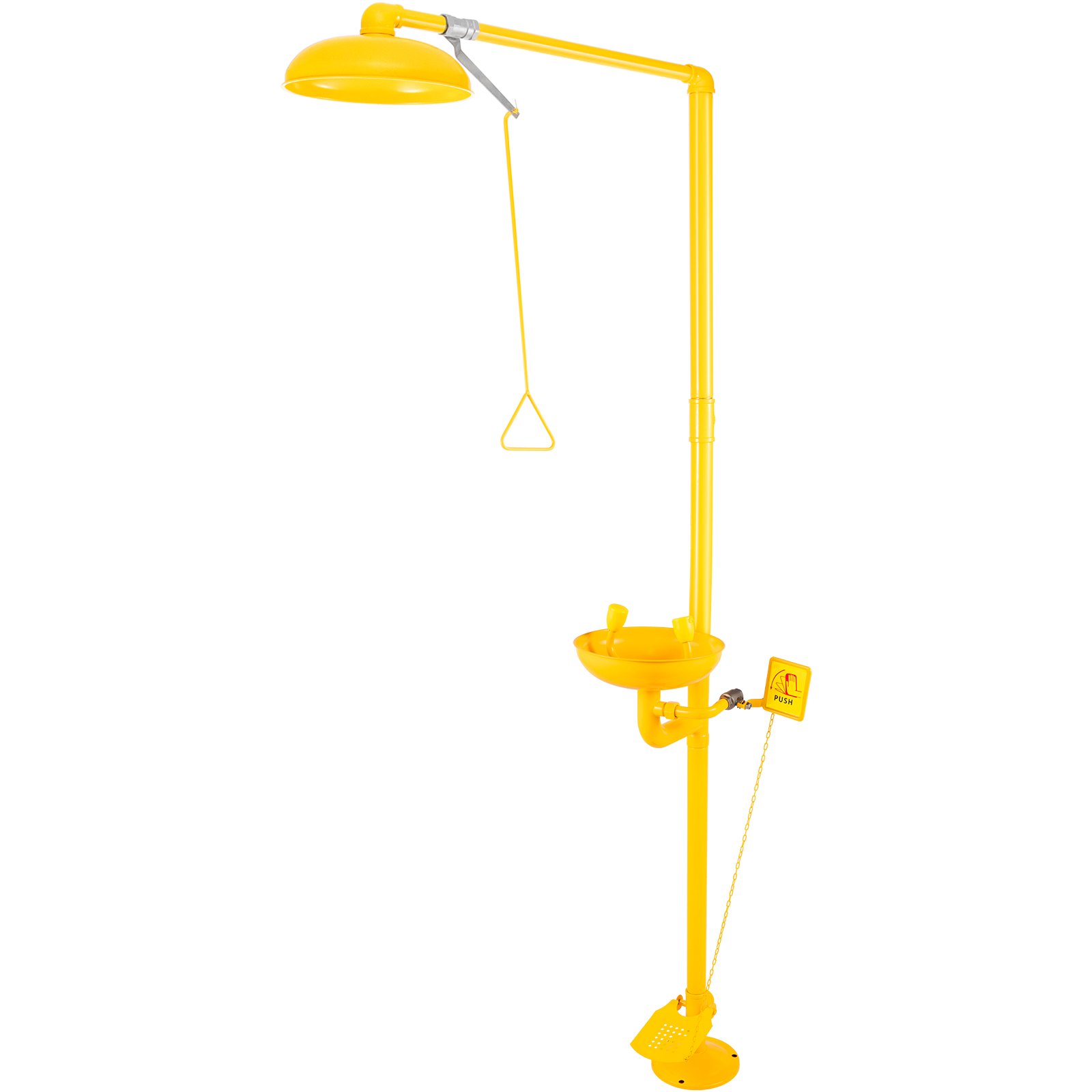 VEVOR Emergency Eyewash Safety Combination Emergency Shower Stainless with ABS