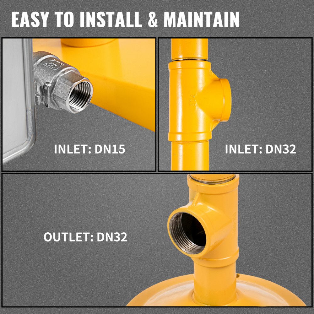 VEVOR Faucet Eye Wash Aerated Spray 304 Stainless Steel Emergency Eye Wash Station Combination 12L/min Eye Wash Safety with Large Eye Wash Bowl for Emergency Cleaning