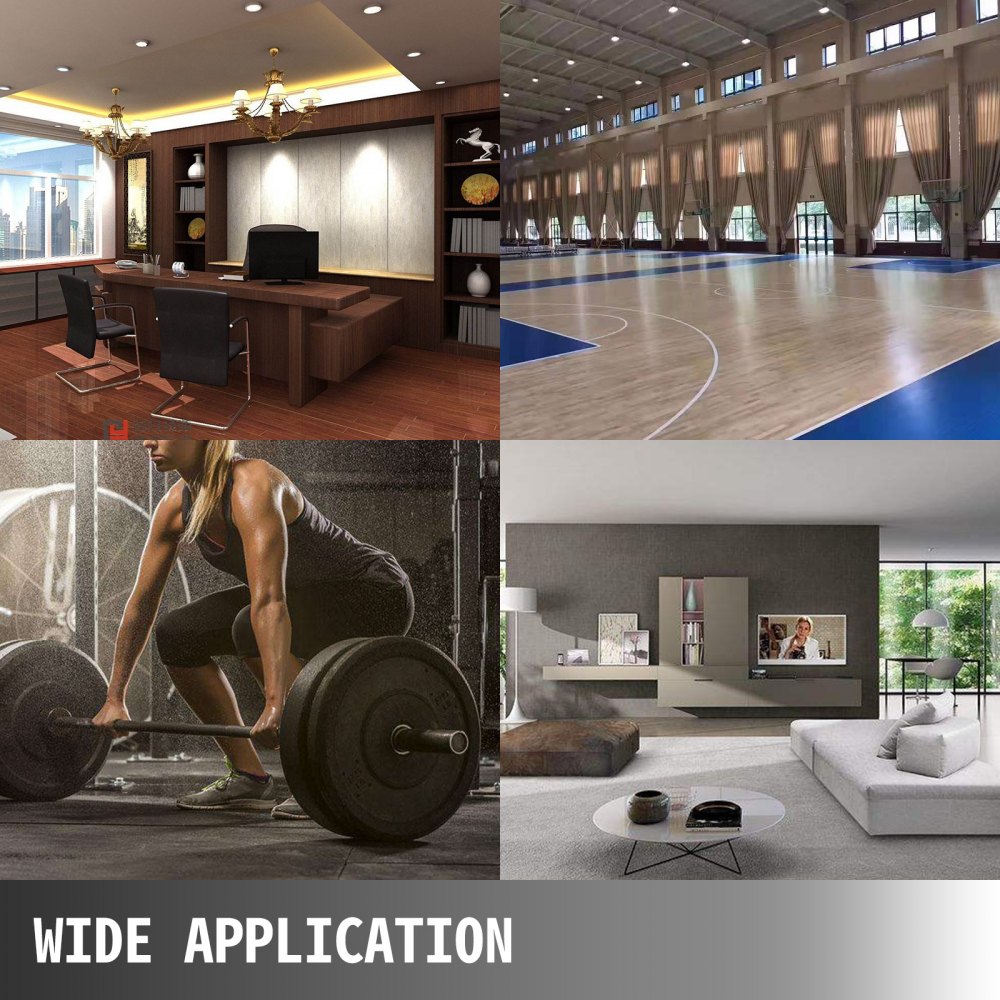 VEVOR Fitness Crash Pad,10 inch Barbell Crash Cushion Pads, Weightlifting Protector Falling Pads, Cushioned Foam Mat,for Olympic Weightlifting One Pair (Black & Red)