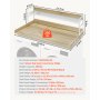 VEVOR Washer Dryer Countertop with Shelf 54"x27" Wooden Washer Dryer Cover Oak