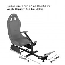 VEVOR Racing Simulator Cockpit Gaming Stand Bracket Compatible for XBOX G29 G920