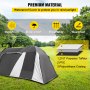 VEVOR Motorcycle Covers, Folding Garage Scooter Waterproof UV Protected 480 x 245 x 185 cm Motorcycle Garage Weatherproof Motorcycle Cover Moped Protective Tarpaulin Tent Oxford Roll Cover Olive Green