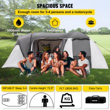 Cort de camping pentru motociclete VEVOR Adăpost pentru motociclete Husă de depozitare impermeabilă
