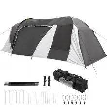 VEVOR Motorcycle Covers, Folding Garage Scooter Waterproof UV Protected 480 x 245 x 185 cm Motorcycle Garage Weatherproof Motorcycle Cover Moped Protective Tarpaulin Tent Oxford Roll Cover Olive Green