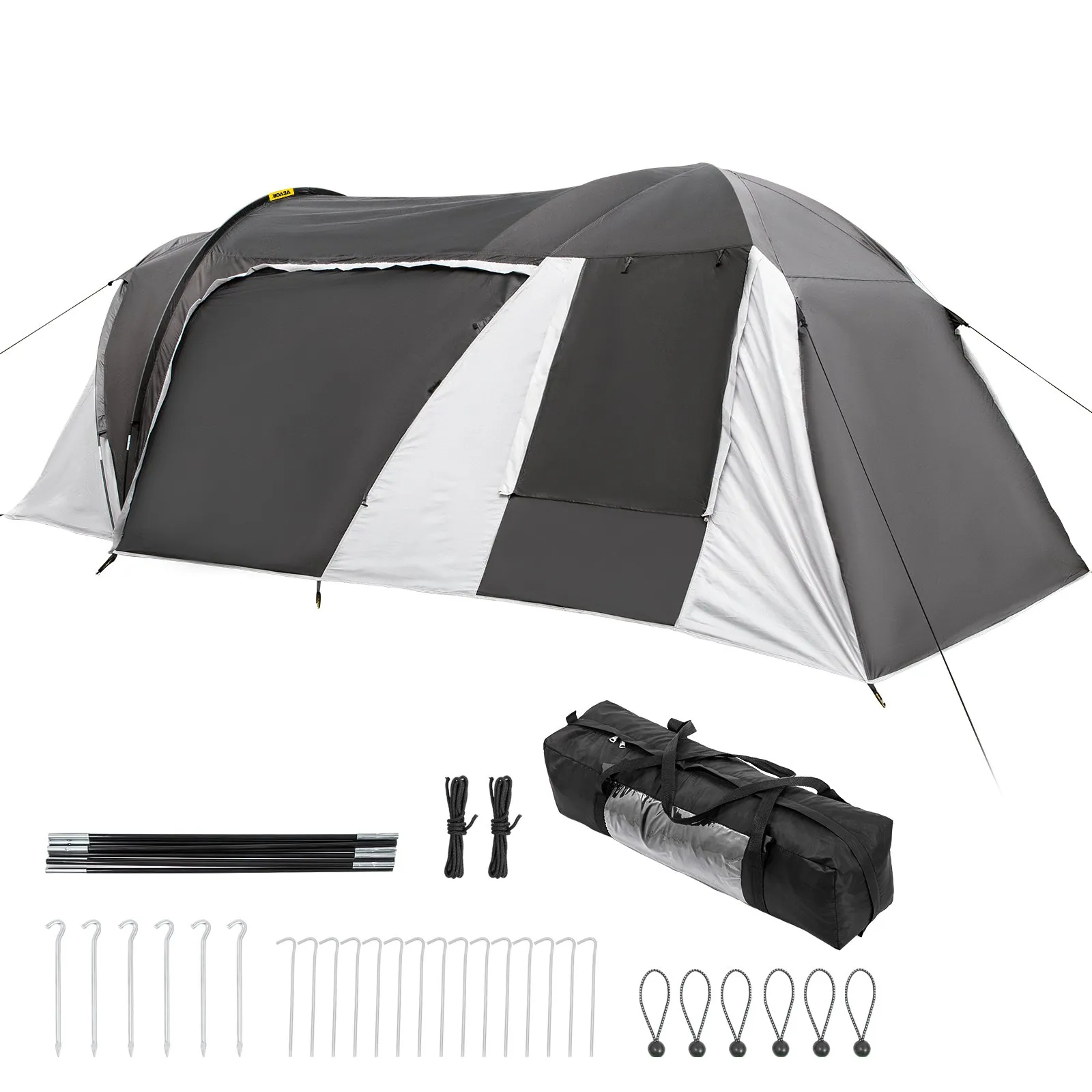 VEVOR Motorcycle Covers, Folding Garage Scooter Waterproof UV Protected 480 x 245 x 185 cm Motorcycle Garage Weatherproof Motorcycle Cover Moped Protective Tarpaulin Tent Oxford Roll Cover Olive Green