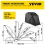 Motorcycle Cover 600D Tent Oxford Material Motorcycle Shed Anti-UV