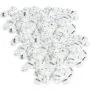 white VEVOR button badge parts in bulk with metal safety pins.