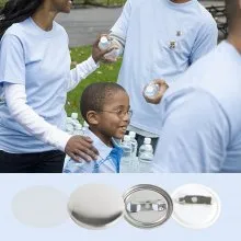 VEVOR 1" 25mm Button Badge Parts Supplies for Button Maker Machine 500 Sets.Badge machine not included