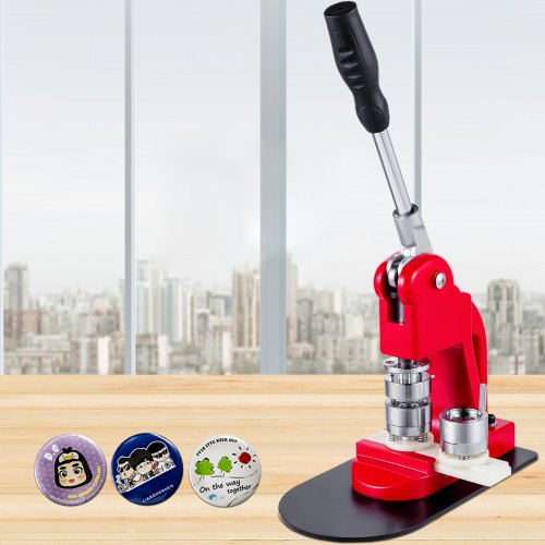 Button Maker Machine Kit 44mm Keychain Bottle Opener Badge Button Supply Base Parts Materials 100 Sets for Pro Badge Button Maker Machine: Easy to Use