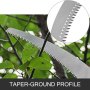 VEVOR teleskopisk stangsav træbeskærer 4-12 fods forlængelig teleskopisk landskabsstangsav med 2 fods savklinge til beskæring og trimning af grene og blade