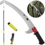 VEVOR Telescopic Pole Saw Tree Pruner 6-18 Foot Extendable Telescopic Landscaping Pole Saw with 2-foot Saw Blade για κλάδεμα και κούρεμα κλαδιών και φύλλων