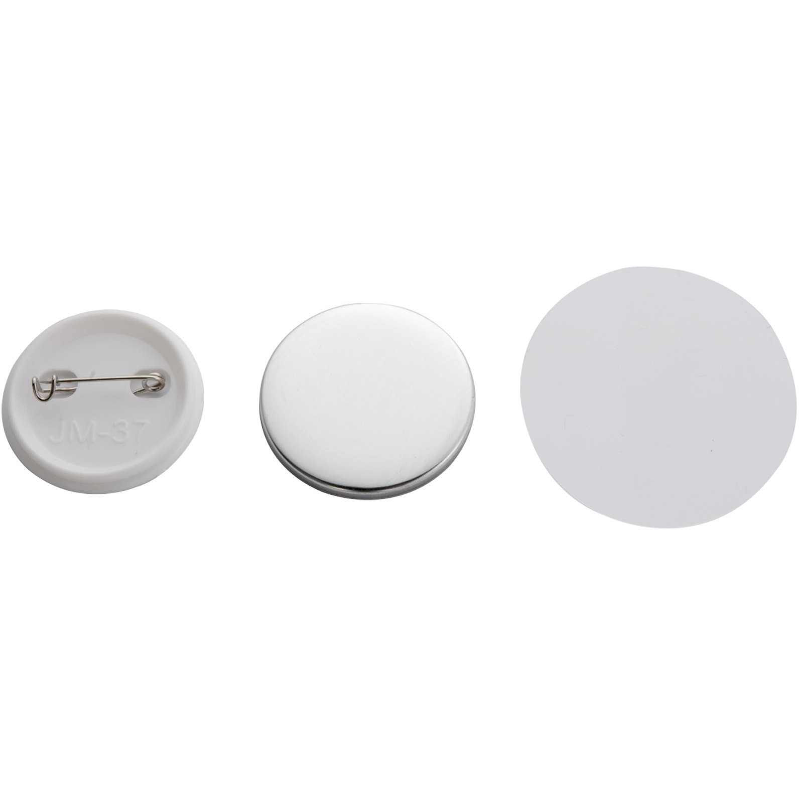 Vevor 1.5"/37 Mm Badge Button Pin Parts 500 Complete Sets Supplies Button Maker