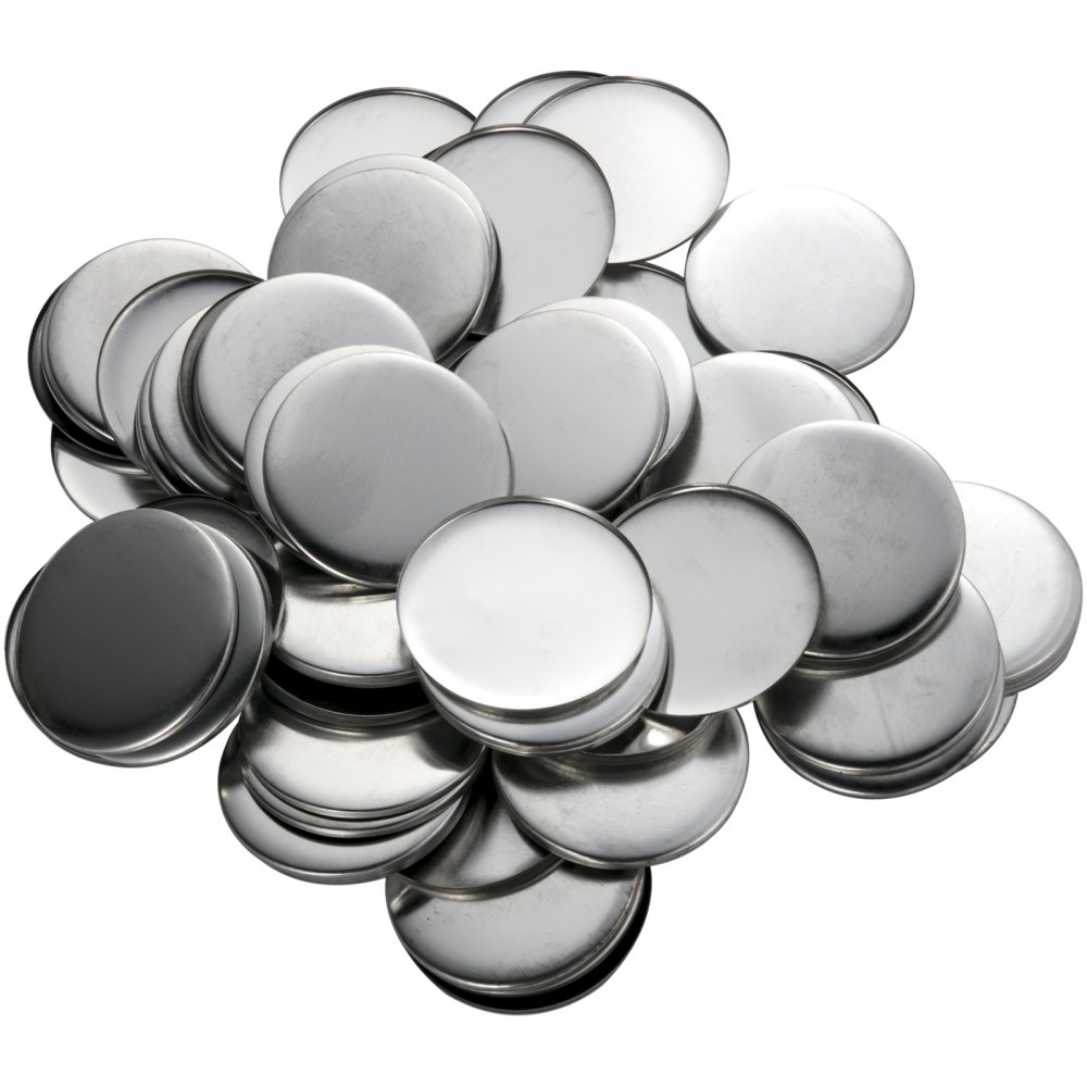 Vevor 3"/75 Mm 500 Complete Sets Badge Button Pin Parts For Button Maker Diy