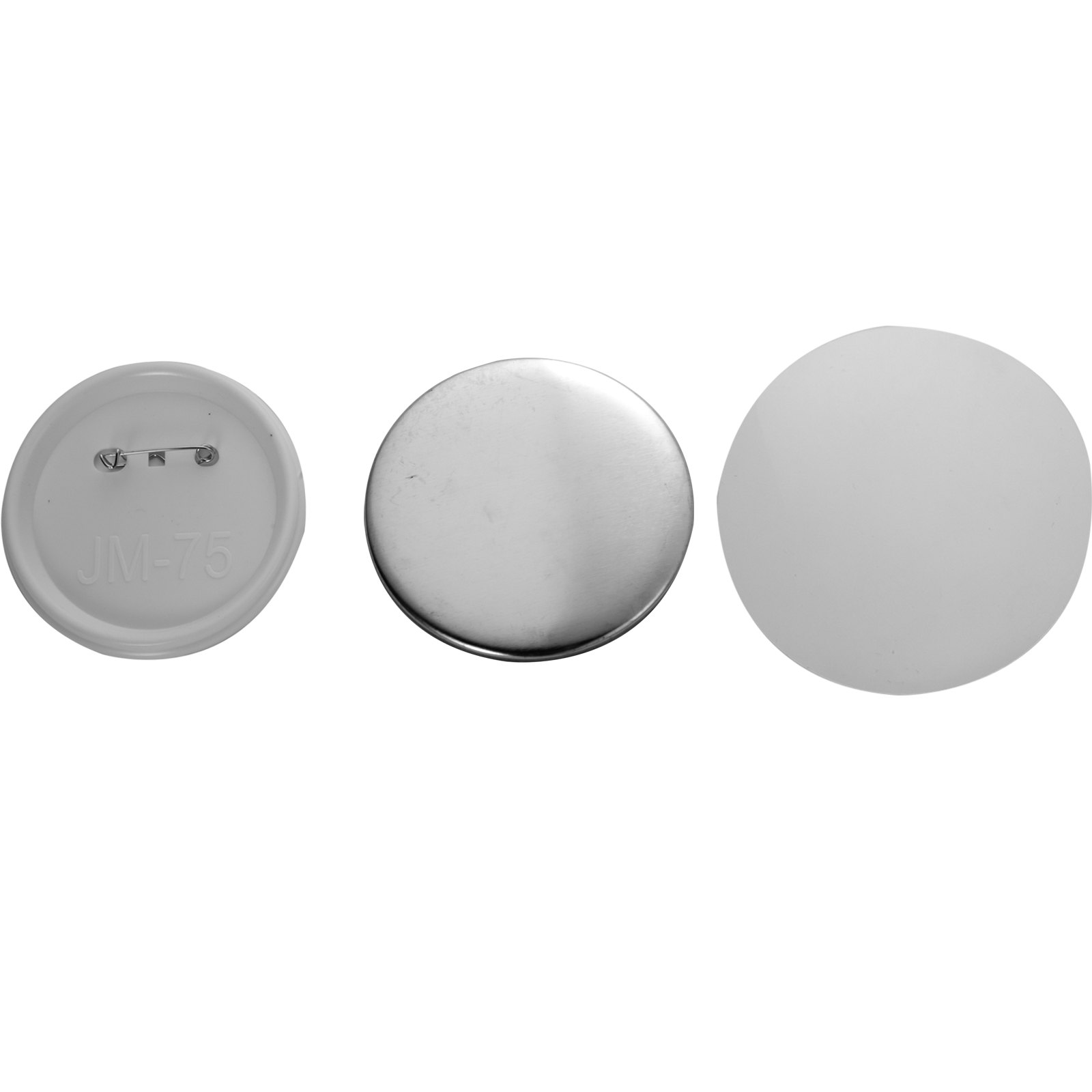 Vevor 3"/75 Mm 500 Complete Sets Badge Button Pin Parts For Button Maker Diy
