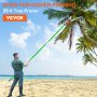 VEVOR Pole Saws For Tree Trimming, 26 Foot Pruning Saws, Alloy Steel Tree Pruner, Extension Pole, Tree Pruner Extendable, Tree Trimmers Long Handle for Sawing and Shearing