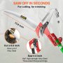 VEVOR Pole Saws For Tree Trimming, 26 Foot Pruning Saws, Alloy Steel Tree Pruner, Extension Pole, Tree Pruner Extendable, Tree Trimmers Long Handle for Sawing and Shearing
