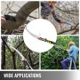 VEVOR Tree Pole Pruner 29.5 ft,  Foot Pole Saw 8.4 ft Minimum Length, 23.23 inch Mn Steel Tree Saw Tree Pole Pruner, Tree Pruner for Branch Long Reach Pole Pruning Saw for Sawing and Shearing