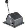 VEVOR Graphic Punch Die Cutter 1-3/4"/44mm Round Punch Die Cutter Cast Iron Manual Graphic Punch Press Button Badge Maker 0.05"/1.5mm Cut Thickness Graphic Die Cutter with Steel Blade for Badge Making
