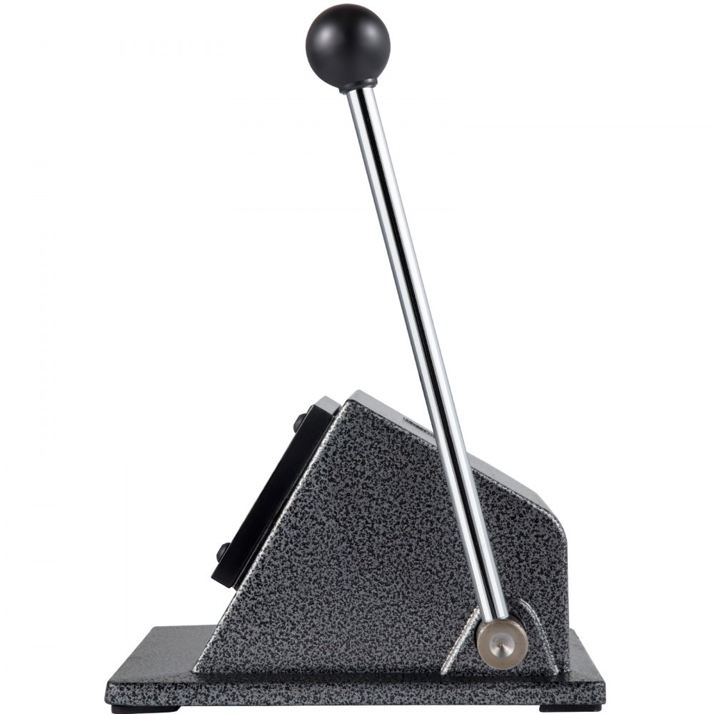 VEVOR Graphic Punch Die Cutter, 3"/75mm Round Punch Die Cutter, Cast Iron Manual Graphic Punch Press Button Badge Maker, 0.05"/1.5mm Cut Thickness Graphic Die Cutter w/Steel Blade for Card Making