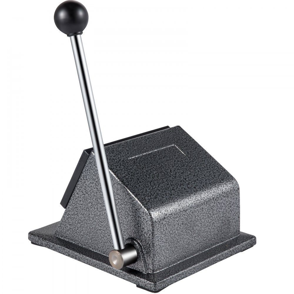 VEVOR Graphic Punch Die Cutter, 3"/75mm Round Punch Die Cutter, Cast Iron Manual Graphic Punch Press Button Badge Maker, 0.05"/1.5mm Cut Thickness Graphic Die Cutter w/Steel Blade for Card Making