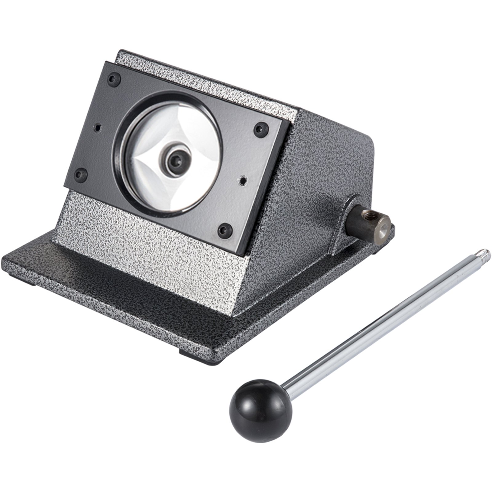 VEVOR Graphic Punch Die Cutter, 3"/75mm Round Punch Die Cutter, Cast Iron Manual Graphic Punch Press Button Badge Maker, 0.05"/1.5mm Cut Thickness Graphic Die Cutter w/Steel Blade for Card Making