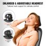 VEVOR Mesh Office Chair, Adjustable High Back Desk Chair with Mesh Seat, Angle and Height Adjustable Home Office Chair with Lumbar and Head Support, Swivel Computer Task Chair