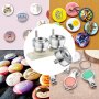 Vevor Badge Punching Press Die1.5"/37mm Round Button Mold For Diy Button Maker
