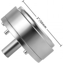 VEVOR-merkkilävistyssuulake 2 tuumaa/50 mm:n pyöreä lävistyssuulake ABS-liukupainikkeella, hiiliteräsrintamerkkivalmistajan osa alumiiniseosydin, joka on yhteensopiva nappivalmistuskoneen kanssa tee-se-itse-logomerkeille