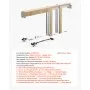 VEVOR Pocket Door Frame Kit, for 610-762mm Wide 2032mm High Door, Pocket Door Kit with Two-Way Soft Close Mechanism, Slide Smoothly Quietly, Easy to Install, Wood and Galvanized Steel, for Living Room