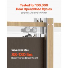 Pocket Door Frame Kit Pocket Door Kit for 24-30 in Wide 80 in High Soft Close