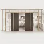 VEVOR Pocket Door Frame Kit, for 1219-1829mm Wide 2032mm High Door, Pocket Door Kit with Two-Way Soft Close Mechanism, Slide Smoothly Quietly, Easy to Install, Wood and Galvanized Steel, for Bedroom