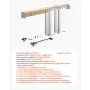 VEVOR Pocket Door Frame Kit, for 610-813mm Wide 2032mm High Door, Pocket Door Kit with Two-Way Soft Close Mechanism, Slide Smoothly Quietly, Easy to Install, Premium Galvanized Steel, for Living Room