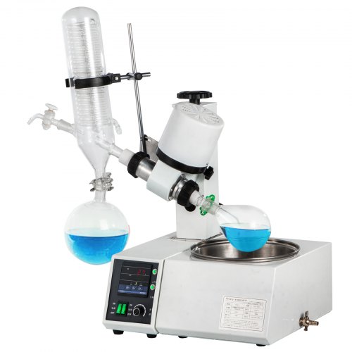2L Rotary Evaporator Rotavapor RE2000E Digital Automatic Lift Borosilicate Glass