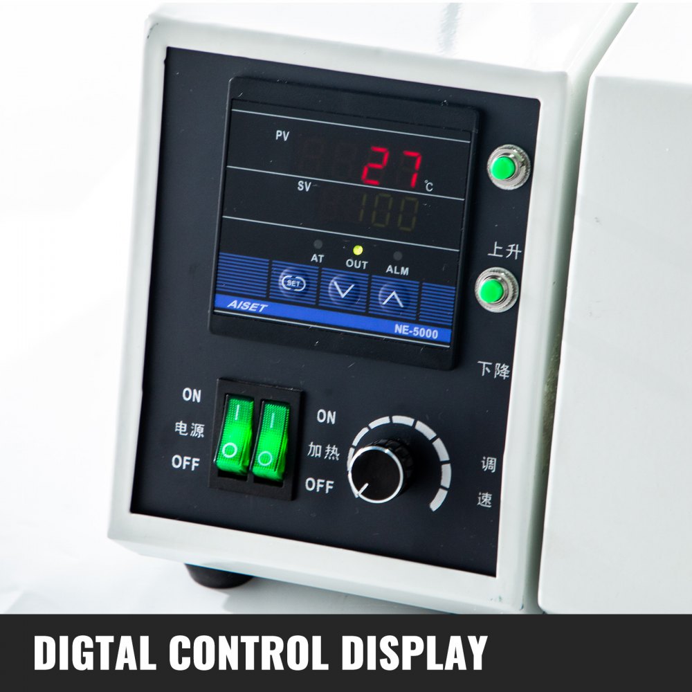 2L Rotary Evaporator Rotavapor RE2000E Digital Automatic Lift Borosilicate Glass