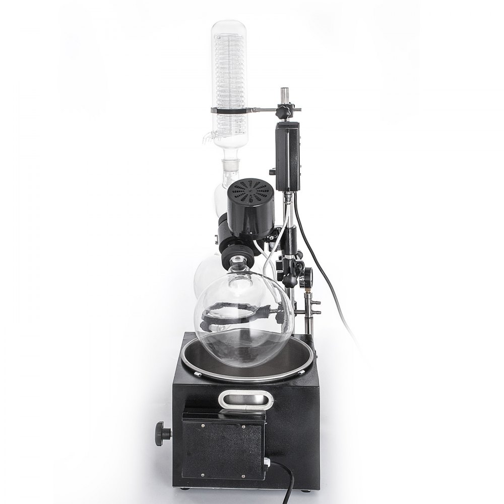 VEVOR RE-501 5L Rotary Evaporator RotoVap Lab Vacuum Evaporation Apparatus Heating Water Bath for Efficient Removal of Solvents