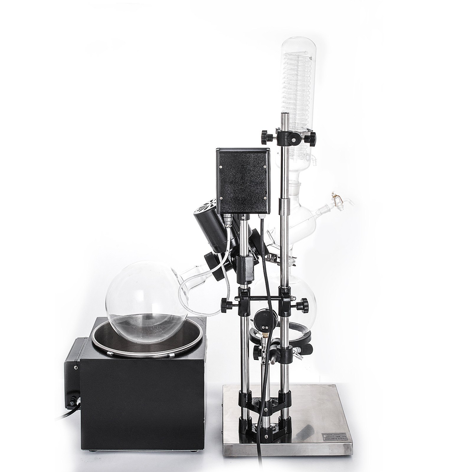 VEVOR RE-501 5L Rotary Evaporator RotoVap Lab Vacuum Evaporation Apparatus Heating Water Bath for Efficient Removal of Solvents
