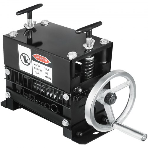 VEVOR Cable Wire Stripping Machine 1-20MM Wire Stripping Machine 8 Channels Wire Stripping Machine Tool with 7 Blades Manual Hand Cranked Industrial Wire Stripping Recycle