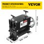 VEVOR Cable Wire Stripping Machine 1-20MM Wire Stripping Machine 8 Channels Wire Stripping Machine Tool with 7 Blades Manual Hand Cranked Industrial Wire Stripping Recycle