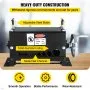 VEVOR Wire Stripping Machine, 0.06 -1.5 in/1.5 -38 mm Wire Gauge Range, with 11 Channels 10 Blades Wire Stripper Machine Manual Hand Cranked, for Cutting and Stripping Scrap Copper Wire