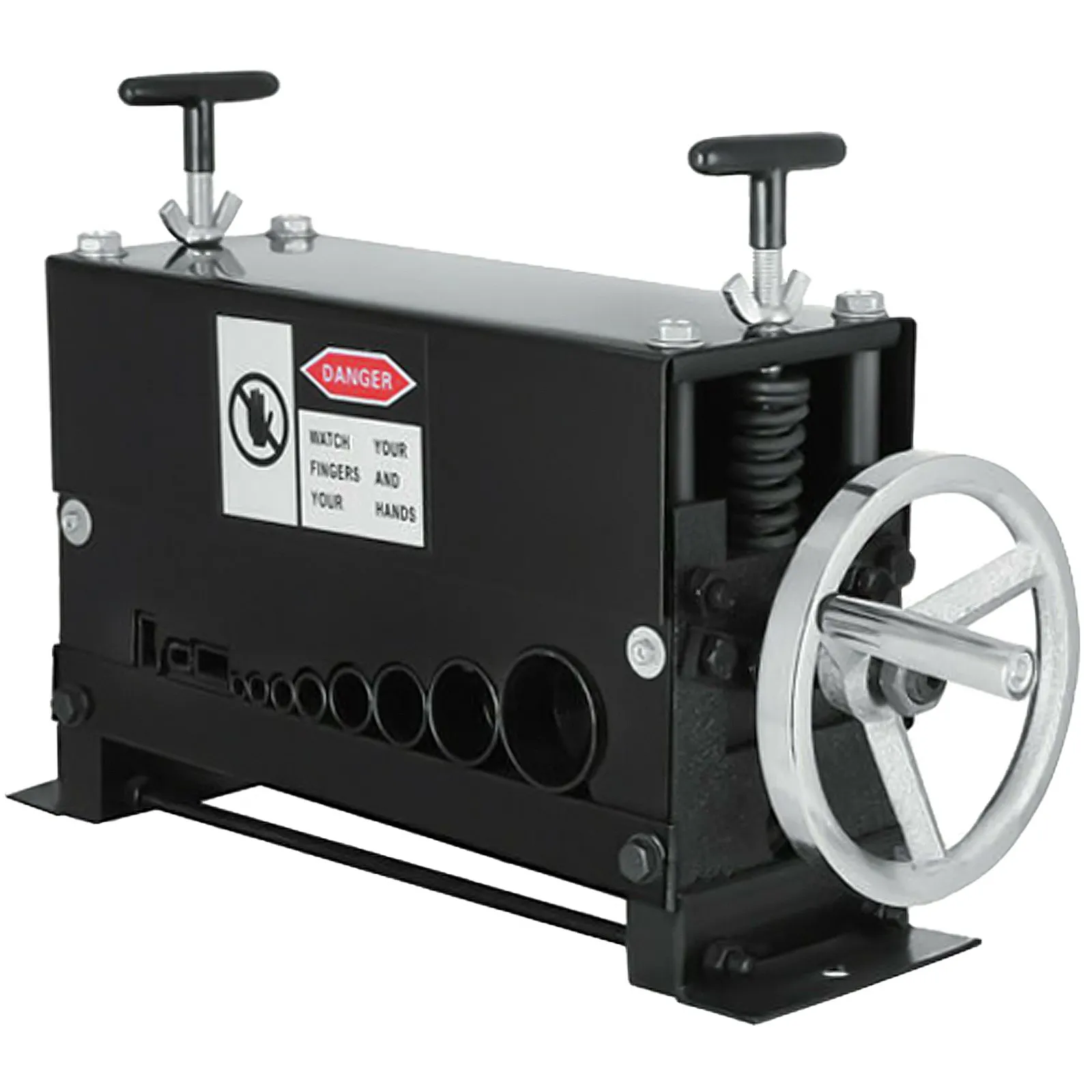 VEVOR Wire Stripping Machine, 0.06 -1.5 in/1.5 -38 mm Wire Gauge Range, with 11 Channels 10 Blades Wire Stripper Machine Manual Hand Cranked, for Cutting and Stripping Scrap Copper Wire