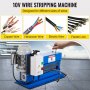 VEVOR Cable Wire Stripping Machine 18 AWG - 1" OD Wire Range, Portable Powered Wire Stripper Machine 11 Channels 10 Blades,Automatic Wire Stripping Tool 75ft/minute,for Recycling Copper Wire