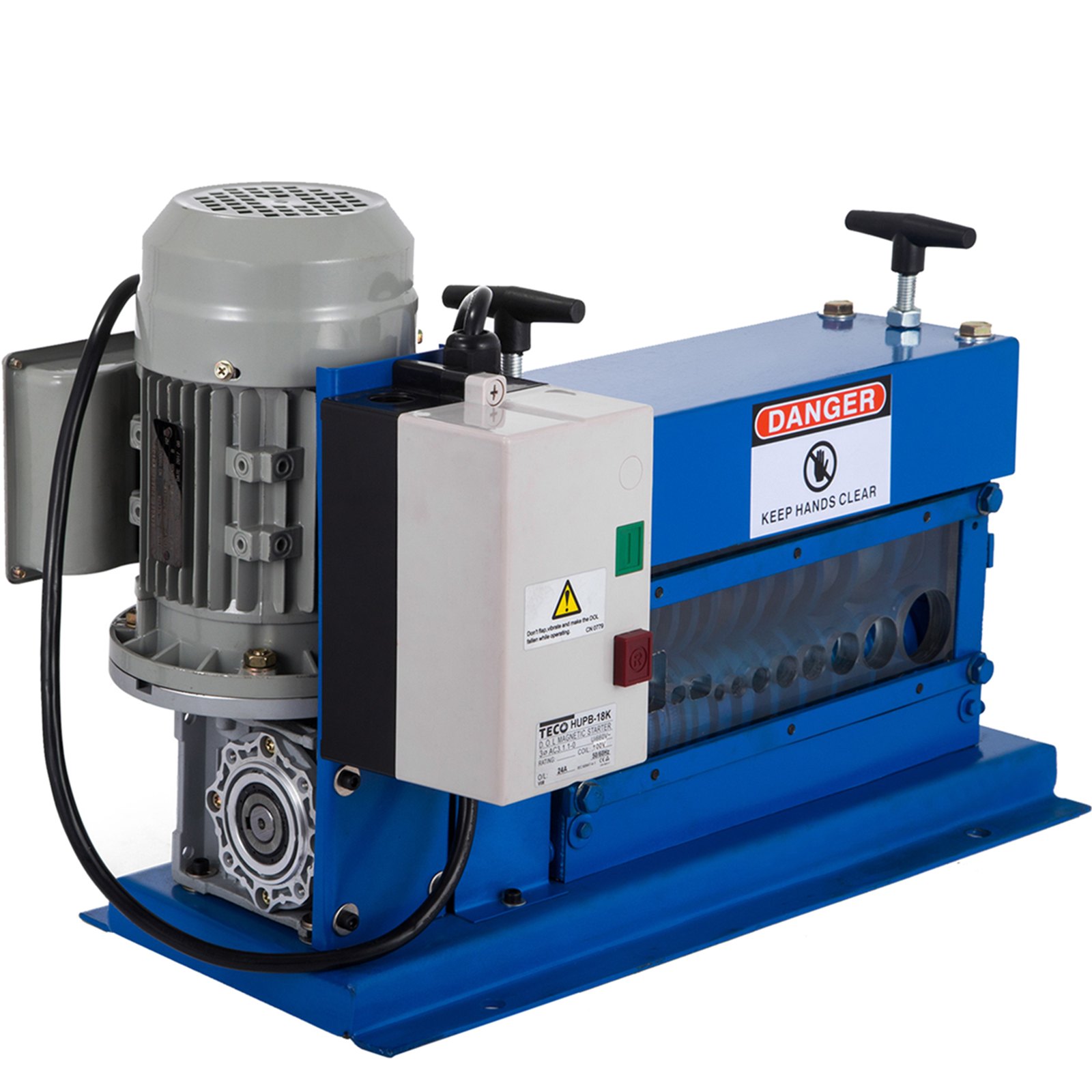 VEVOR Portable Wire Stripper, 18 AWG to 1" OD, 11 Channels, 10 Blades, Electric Machine for Efficient Copper Recycling, Speeds Up to 75ft/min