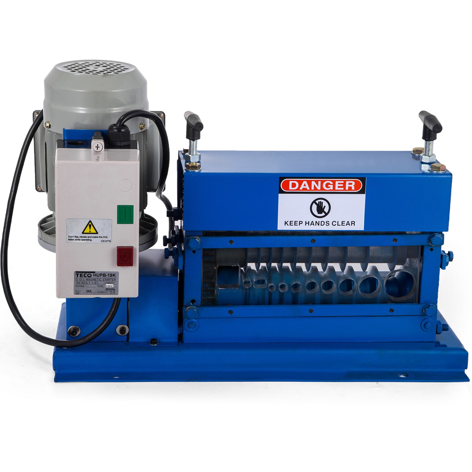 VEVOR Portable Wire Stripper, 18 AWG to 1" OD, 11 Channels, 10 Blades, Electric Machine for Efficient Copper Recycling, Speeds Up to 75ft/min