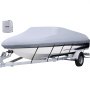 VEVOR 25-28 FT Trailerable Boat Cover Waterproof Heavy Duty V-Hull Fish Runabout