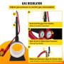 VEVOR Propane Knife Forge, Farrier Furnace with Single Burner, Portable Round Metal Forge with an Open Structure, Large Capacity, for Blacksmithing, Knife Making, Forging Tools and Equipment