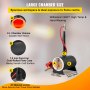 VEVOR Gas Propane Forge Furnace Burner Portable Single Burner Metal Tool Making