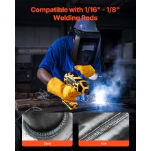 VEVOR Portable Handheld Welding Machine 20-120A with 5-Level Current Adjustment