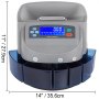 Contador de monedas VEVOR, 270 monedas/min, clasificador de monedas, pantalla LCD, contador automático de monedas de EE. UU., muestra el valor total (270 monedas/min, LCD)